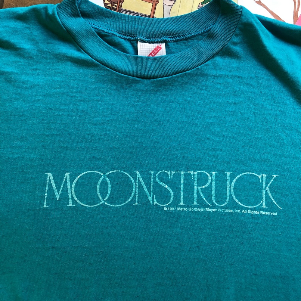 Vintage Moonstruck Movie Tee Shirt - Picture 3 of 5